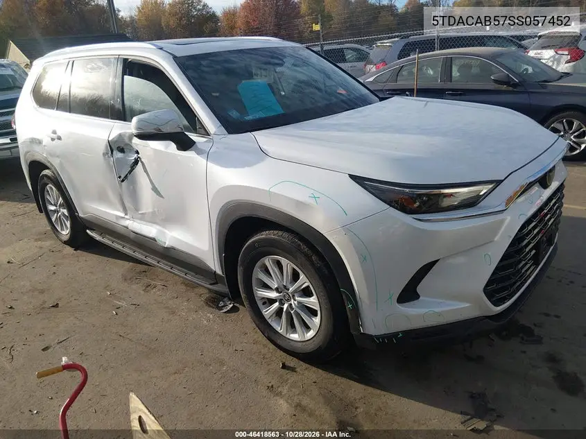 TOYOTA GRAND HIGHLANDER 2025, VIN 5TDACAB57SS057452