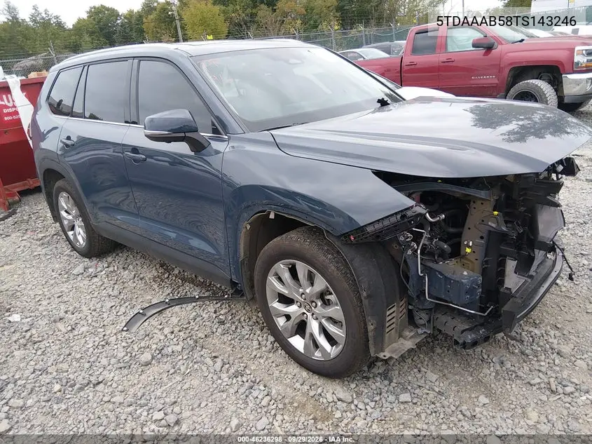 TOYOTA GRAND HIGHLANDER 2026, VIN 5TDAAAB58TS143246
