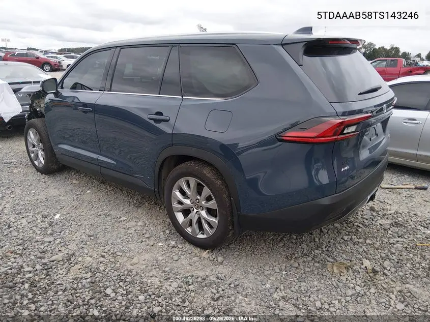 2026 TOYOTA GRAND HIGHLANDER VIN 5TDAAAB58TS143246 — фото 3