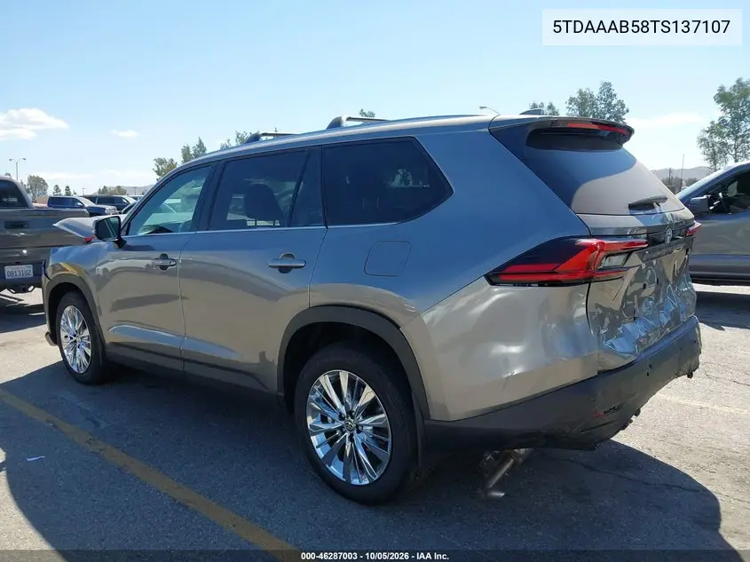 2026 TOYOTA GRAND HIGHLANDER VIN 5TDAAAB58TS137107 — фото 3