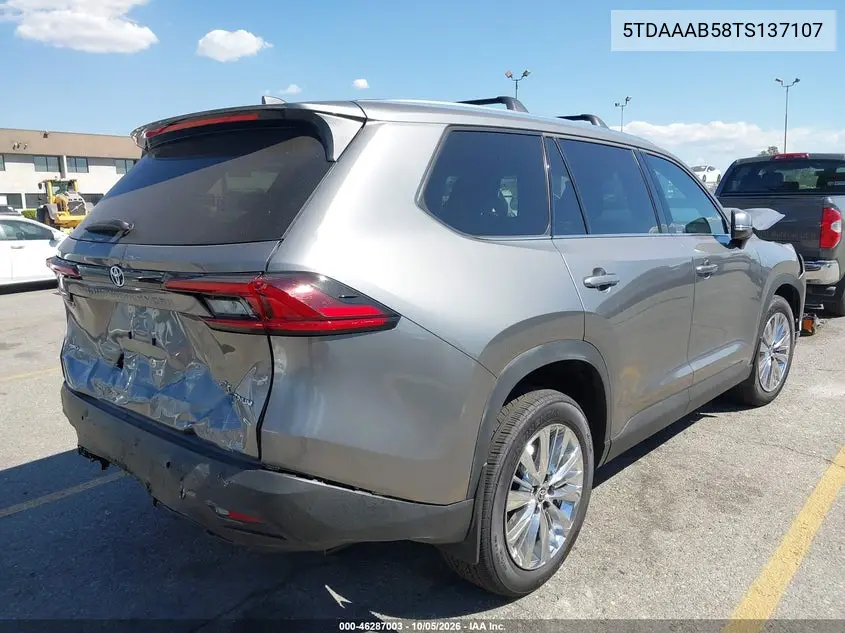 2026 TOYOTA GRAND HIGHLANDER VIN 5TDAAAB58TS137107 — фото 4