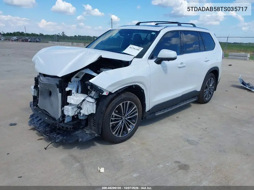 2026 TOYOTA GRAND HIGHLANDER VIN 5TDADAB58TS035717 — фото 2
