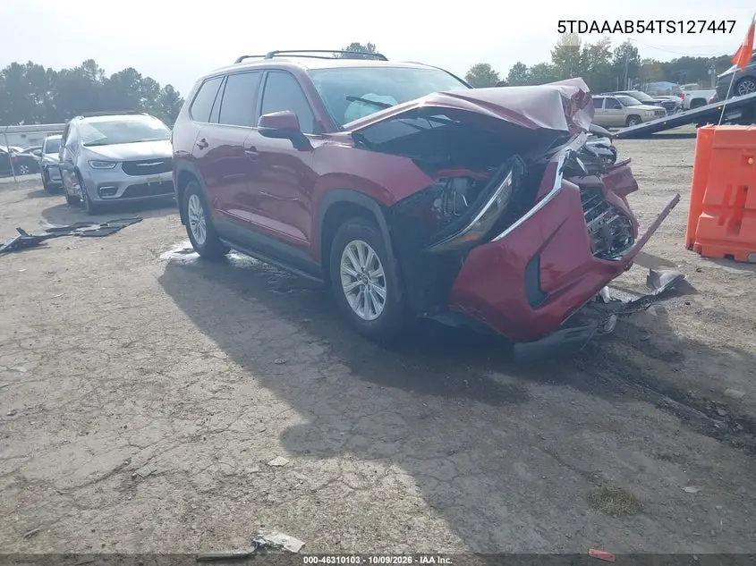 TOYOTA GRAND HIGHLANDER 2026, VIN 5TDAAAB54TS127447