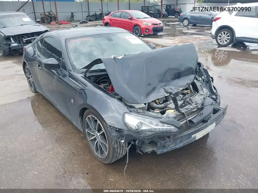 TOYOTA GT86 2019, VIN JF1ZNAE18K8700990