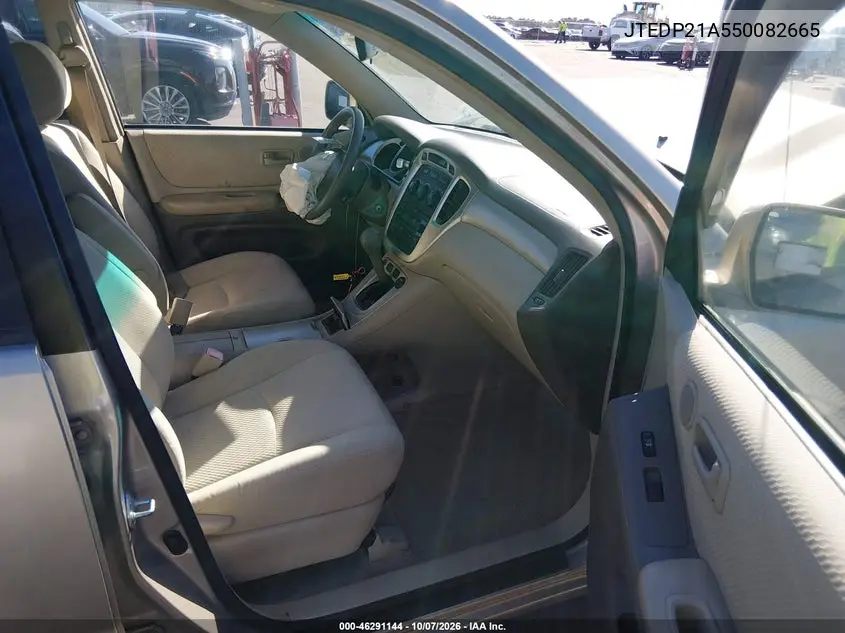 2005 TOYOTA HIGHLANDER VIN JTEDP21A550082665 — фото 5