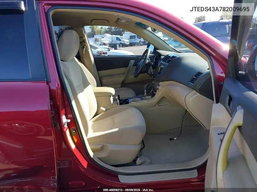2008 TOYOTA HIGHLANDER VIN JTEDS43A782008695 — фото 5
