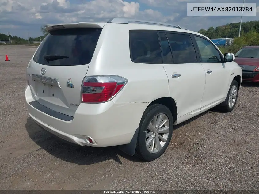 2008 TOYOTA HIGHLANDER VIN JTEEW44AX82013784 — фото 4