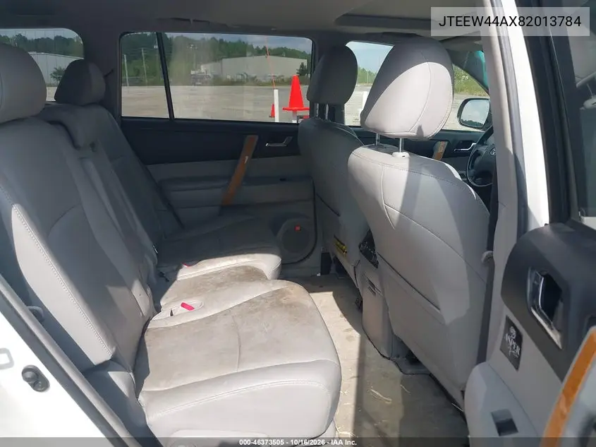 2008 TOYOTA HIGHLANDER VIN JTEEW44AX82013784 — фото 8