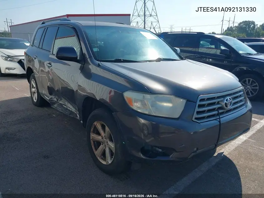 TOYOTA HIGHLANDER 2009, VIN JTEES41A092131330