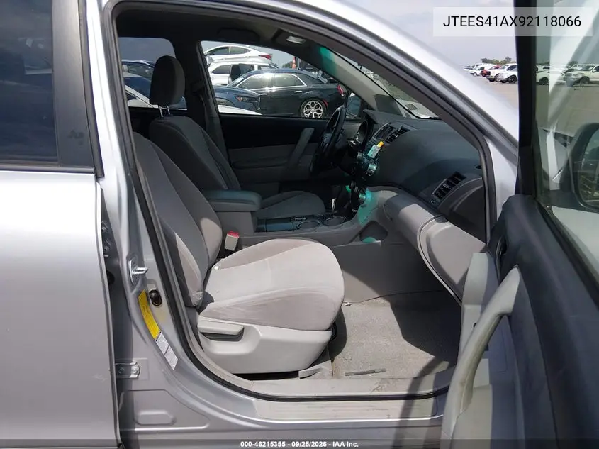 2009 TOYOTA HIGHLANDER VIN JTEES41AX92118066 — фото 5