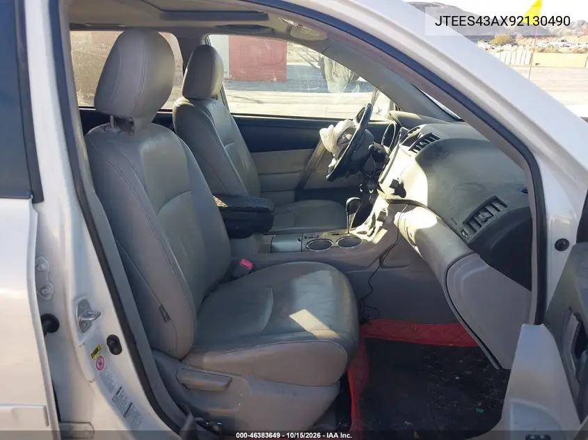 2009 TOYOTA HIGHLANDER VIN JTEES43AX92130490 — фото 5