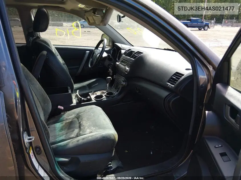 2010 TOYOTA HIGHLANDER VIN 5TDJK3EH4AS021477 — фото 5