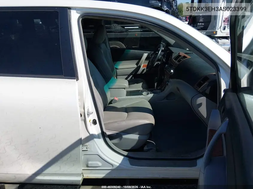 2010 TOYOTA HIGHLANDER VIN 5TDKK3EH3AS023399 — фото 5