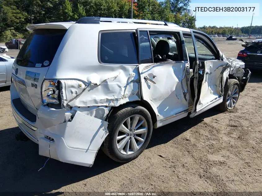 2011 TOYOTA HIGHLANDER VIN JTEDC3EH3B2003177 — фото 4