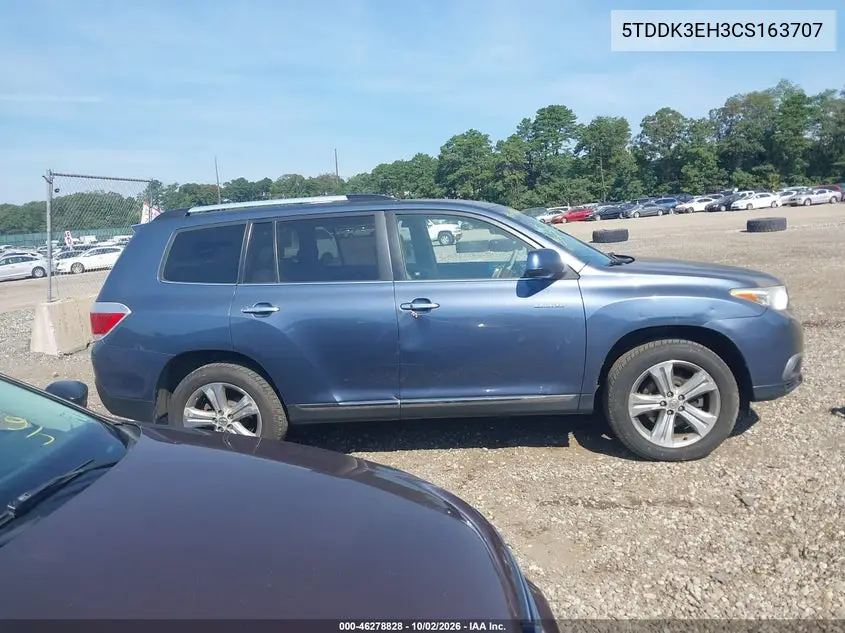 2012 TOYOTA HIGHLANDER VIN 5TDDK3EH3CS163707 — фото 13