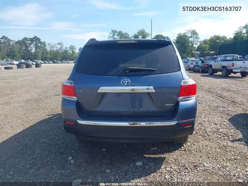 2012 TOYOTA HIGHLANDER VIN 5TDDK3EH3CS163707 — фото 16