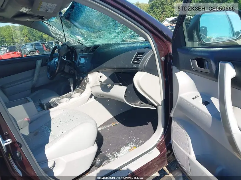2012 TOYOTA HIGHLANDER VIN 5TDZK3EH1CS050666 — фото 5