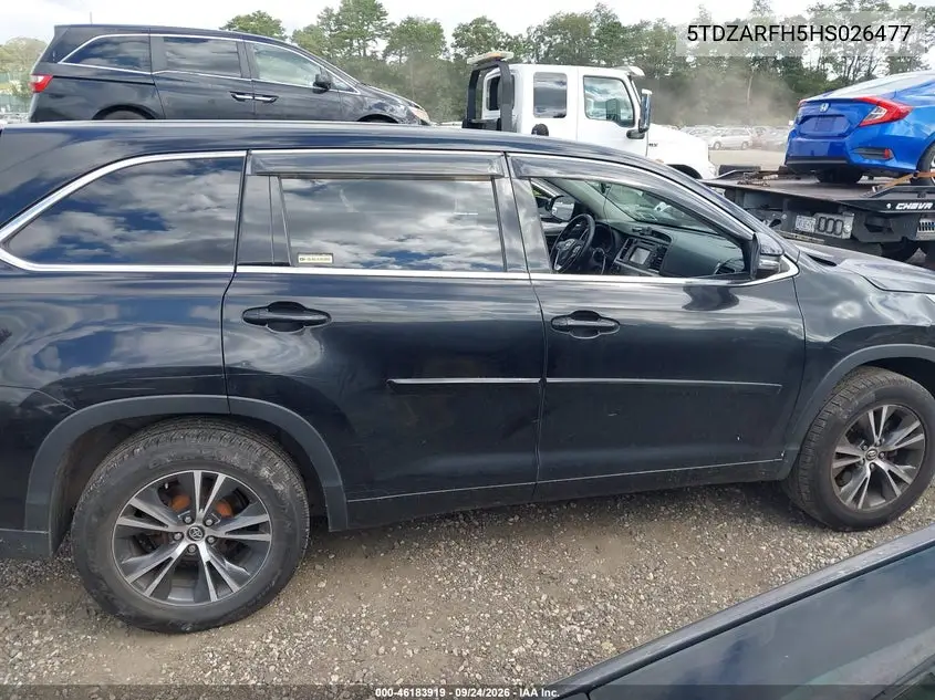 2017 TOYOTA HIGHLANDER VIN 5TDZARFH5HS026477 — фото 13
