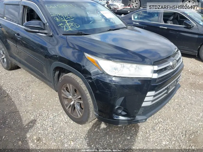2017 TOYOTA HIGHLANDER VIN 5TDZARFH5HS026477 — фото 6