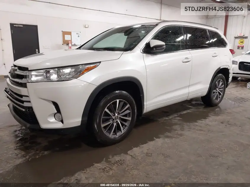 2018 TOYOTA HIGHLANDER VIN 5TDJZRFH4JS823606 — фото 2