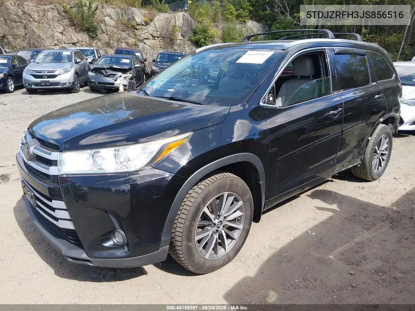 2018 TOYOTA HIGHLANDER VIN 5TDJZRFH3JS856516 — фото 2