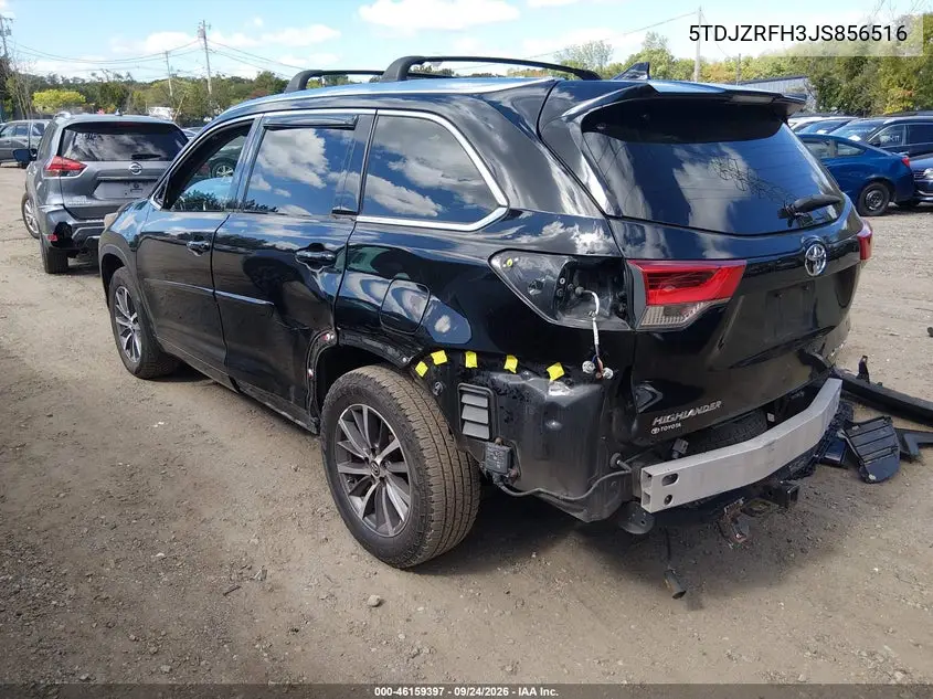 2018 TOYOTA HIGHLANDER VIN 5TDJZRFH3JS856516 — фото 3