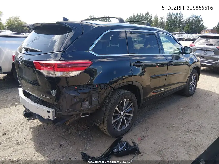 2018 TOYOTA HIGHLANDER VIN 5TDJZRFH3JS856516 — фото 4