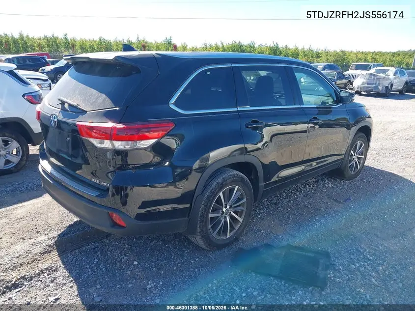 2018 TOYOTA HIGHLANDER VIN 5TDJZRFH2JS556174 — фото 4