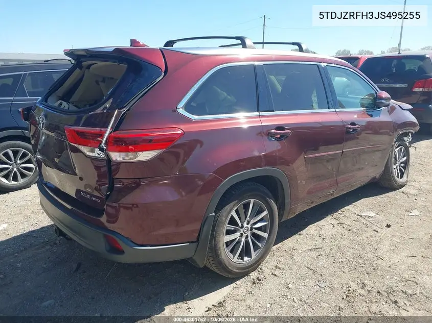 2018 TOYOTA HIGHLANDER VIN 5TDJZRFH3JS495255 — фото 4