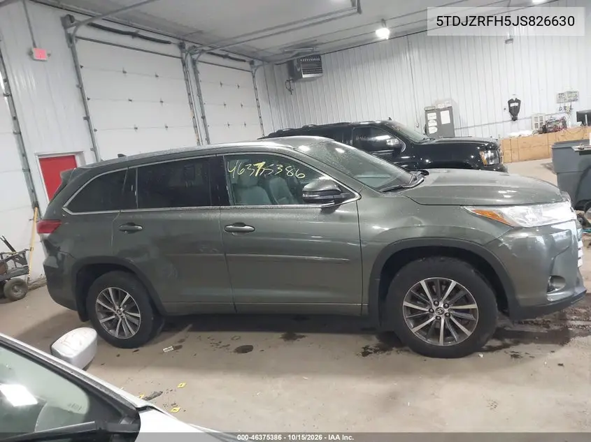 2018 TOYOTA HIGHLANDER VIN 5TDJZRFH5JS826630 — фото 13