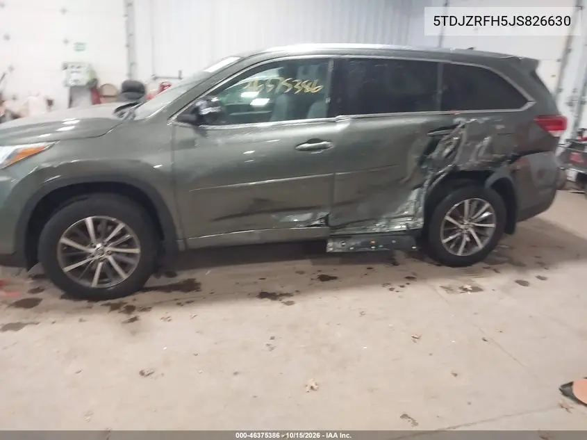 2018 TOYOTA HIGHLANDER VIN 5TDJZRFH5JS826630 — фото 14