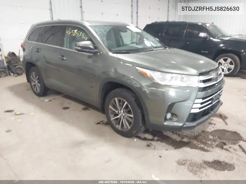 2018 TOYOTA HIGHLANDER VIN 5TDJZRFH5JS826630 — фото 6