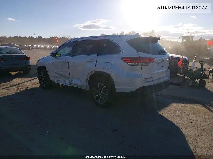 2018 TOYOTA HIGHLANDER VIN 5TDJZRFH4JS913077 — фото 3