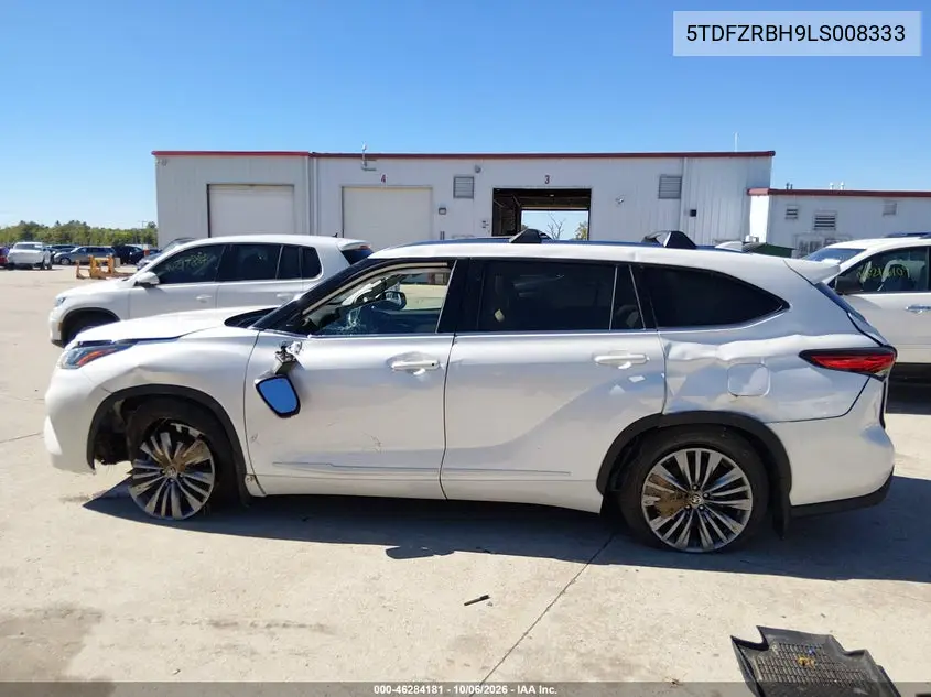 2020 TOYOTA HIGHLANDER VIN 5TDFZRBH9LS008333 — фото 13