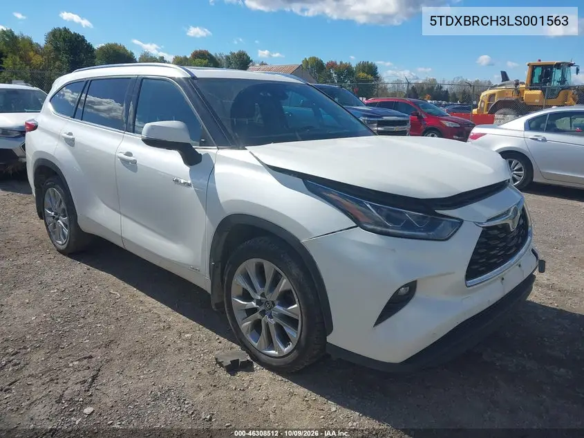 TOYOTA HIGHLANDER 2020, VIN 5TDXBRCH3LS001563