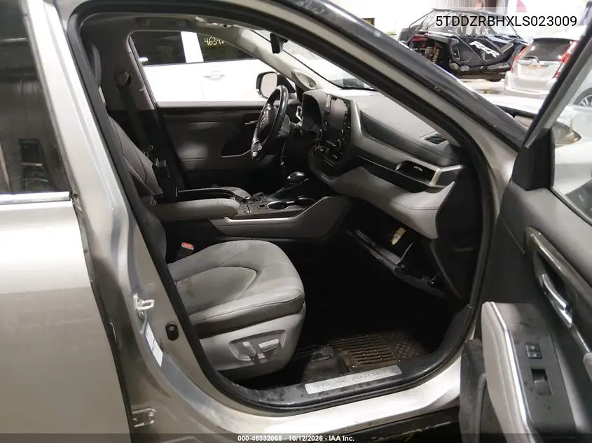 2020 TOYOTA HIGHLANDER VIN 5TDDZRBHXLS023009 — фото 5