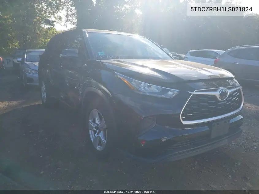 TOYOTA HIGHLANDER 2020, VIN 5TDCZRBH1LS021824