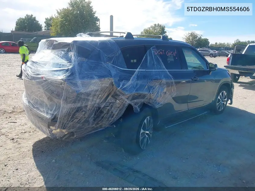 2021 TOYOTA HIGHLANDER VIN 5TDGZRBH0MS554606 — фото 4