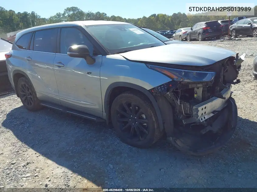 TOYOTA HIGHLANDER 2023, VIN 5TDKDRAH2PS013989