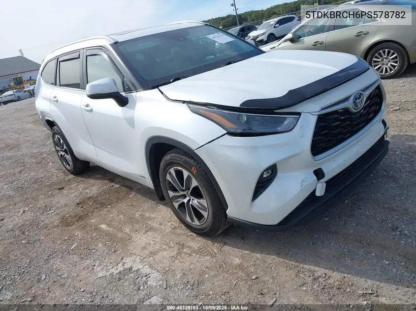 TOYOTA HIGHLANDER 2023, VIN 5TDKBRCH6PS578782