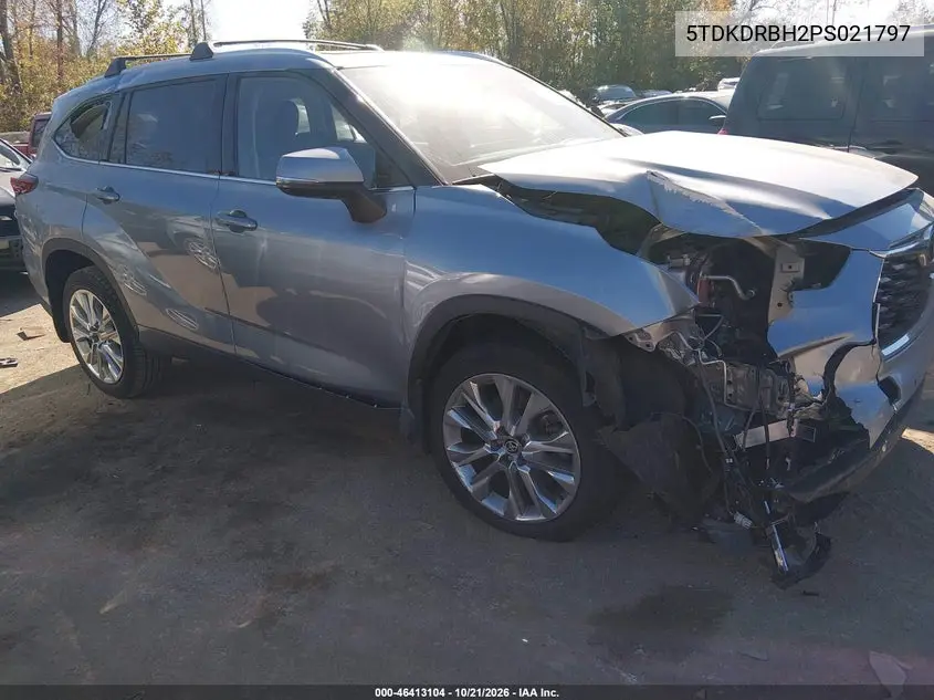 TOYOTA HIGHLANDER 2023, VIN 5TDKDRBH2PS021797