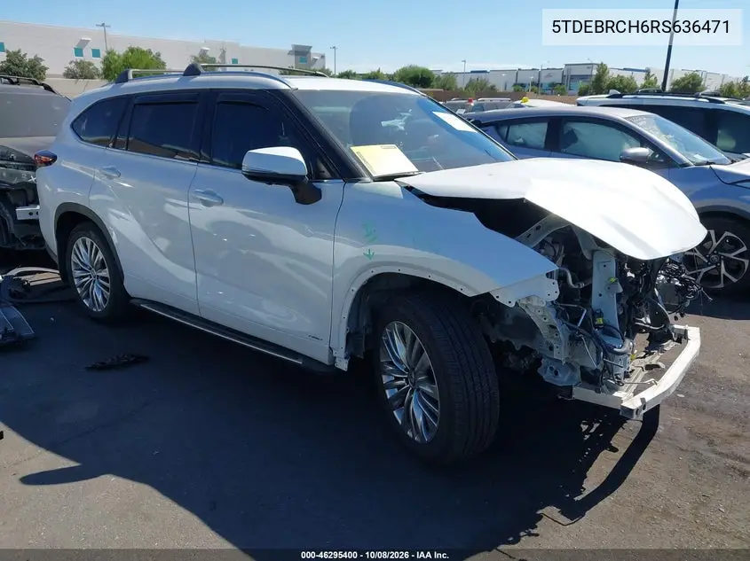 TOYOTA HIGHLANDER 2024, VIN 5TDEBRCH6RS636471