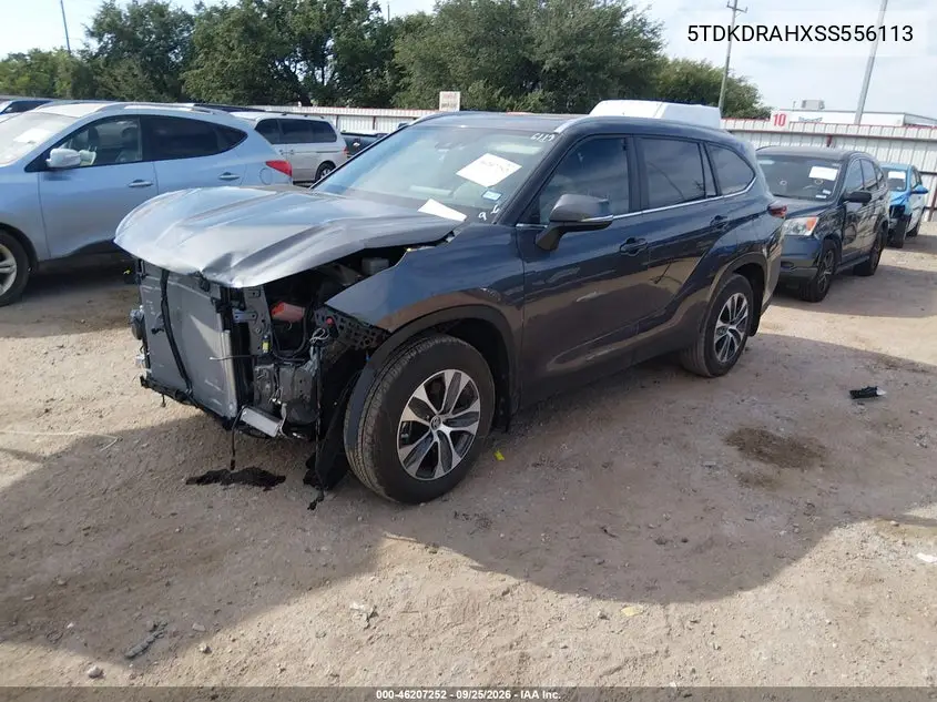 2025 TOYOTA HIGHLANDER VIN 5TDKDRAHXSS556113 — фото 2