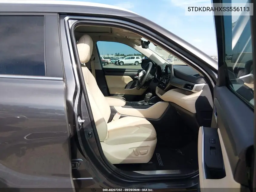 2025 TOYOTA HIGHLANDER VIN 5TDKDRAHXSS556113 — фото 5