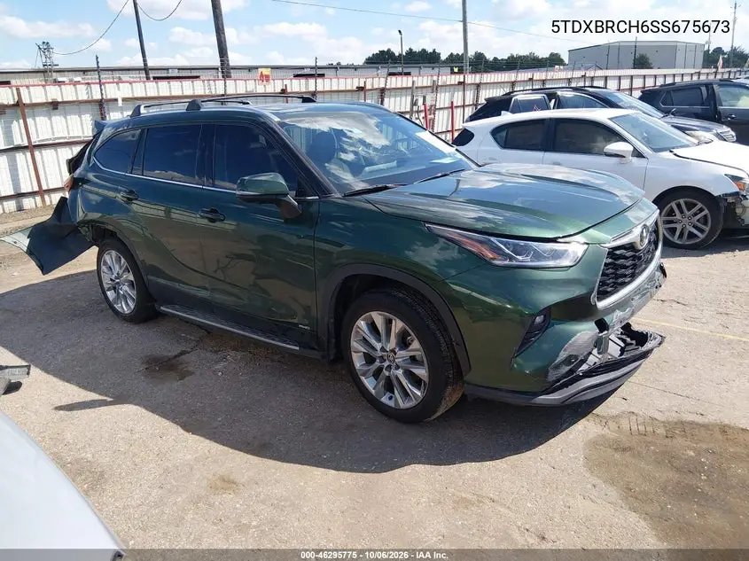 TOYOTA HIGHLANDER 2025, VIN 5TDXBRCH6SS675673