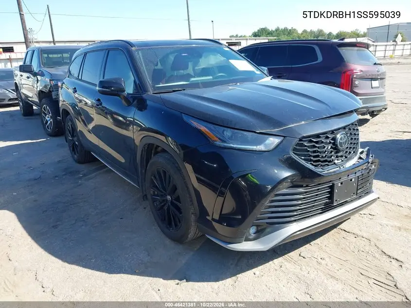 TOYOTA HIGHLANDER 2025, VIN 5TDKDRBH1SS595039