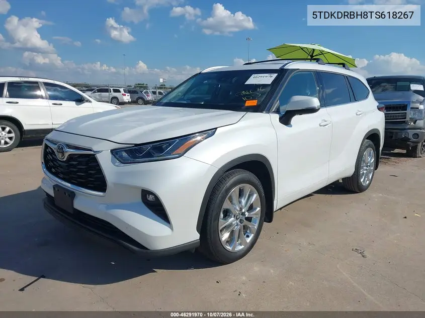 2026 TOYOTA HIGHLANDER VIN 5TDKDRBH8TS618267 — фото 2