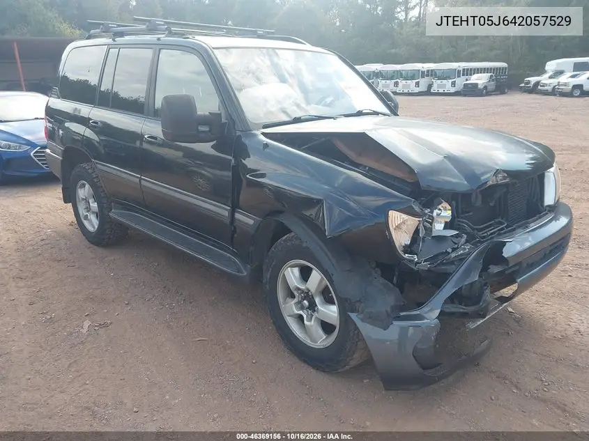 TOYOTA LAND CRUISER 2004, VIN JTEHT05J642057529