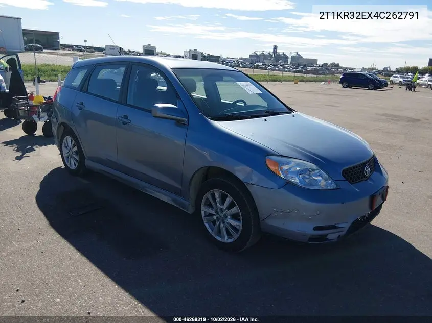 TOYOTA MATRIX 2004, VIN 2T1KR32EX4C262791