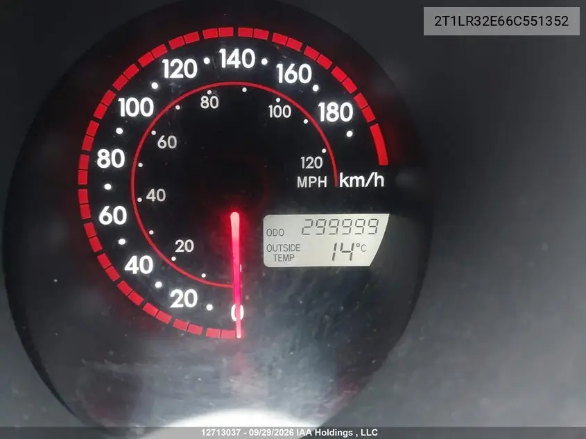2006 TOYOTA MATRIX VIN 2T1LR32E66C551352 — фото 16